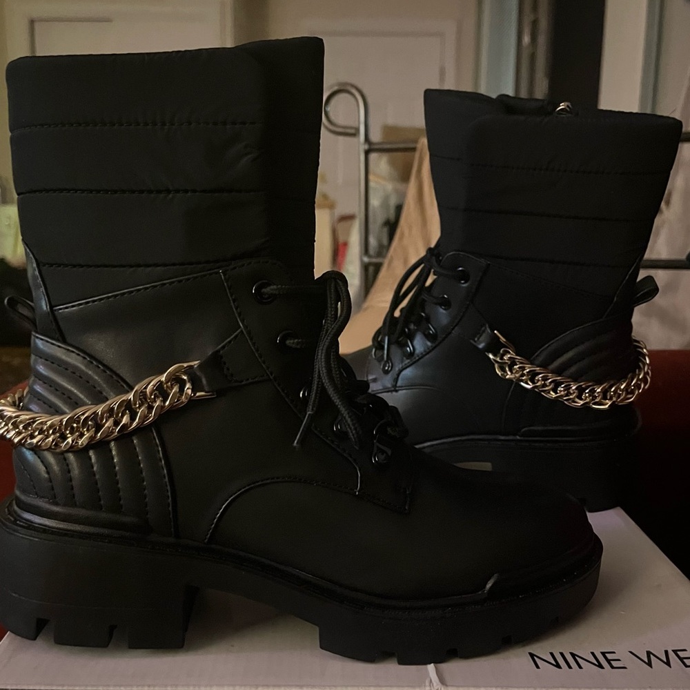 Nine West Combat Boots